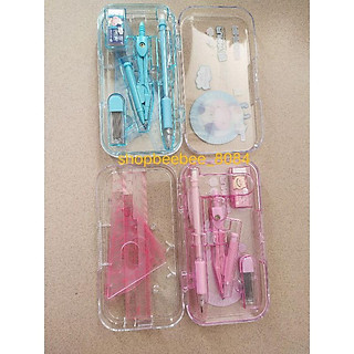 Bộ compa eke thước kẻ đo độ