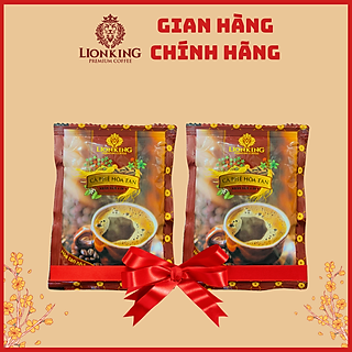 Cà Phê Nhân Sâm Hòa Tan 2 Gói - LION KING