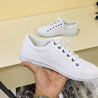 Giầy Nam Trắng Sneaker, dáng thể thao khỏe đẹp, hàng chất giá dưới đất