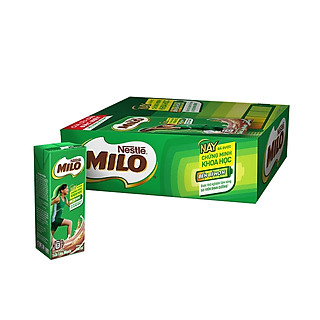 Thùng 48 hộp sữa lúa mạch Nestlé MILO 180ml bao bì thường