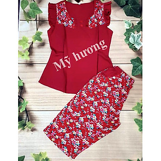 Bộ tole 2 da lững phối dễ thương 40-70kg