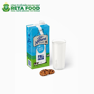 SỮA TƯƠI TIỆT TRÙNG NGUYÊN KEM SO NATURAL 1L