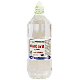 Cồn Sát Khuẩn 70 độ, 90 độ Vĩnh Phúc chai 1lít Màu trắng