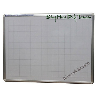 Bảng mica trắng treo tường 80x100cm (có kẻ ô ly)