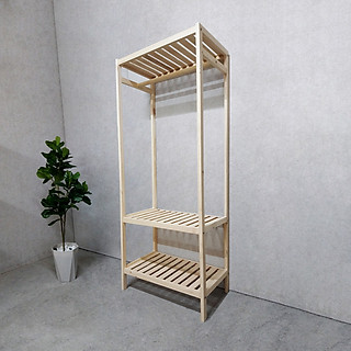 Giá Treo Quần Áo Bằng Gỗ Thông NABU - A Hanger 3F