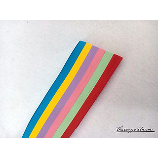 Giấy xếp sao 6 màu 1*24cm (360 sợi)