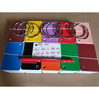 FLASHCARD 10 BỘ Flashcard trắng 1000 thẻ ivory cao cấp 5x8cm định lượng 350gsm siêu dày bo góc siêu đẹp Bộ Thẻ Ghi Nhớ 1000 thẻ học từ vựng Anh Nhật Hàn Trung Đức Pháp bo góc siêu đẹp tặng kèm khoen + BÌA