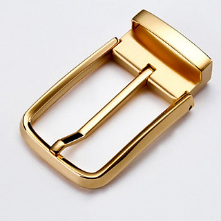 Dây nịt nam da bò Mặt vàng