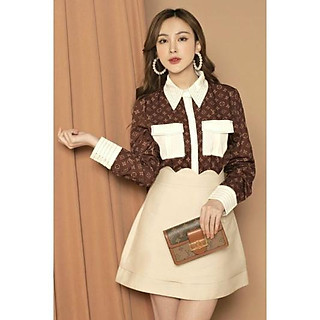 ÁO SƠ MI LỤA HOẠ TIẾT