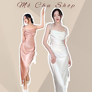 Đầm body phi rút dây tà xẻ đùi