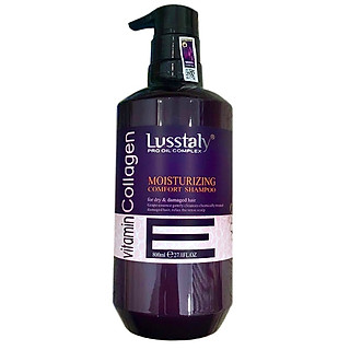 Dầu gội Lusstaly Vitamin Collagen Moisturizing Comfort shampoo 800ml
