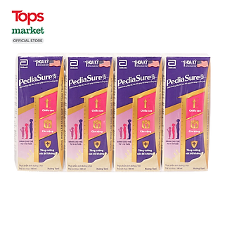 Lốc 4 Hộp Sữa Nước Abbott Pediasure Vani 180ML