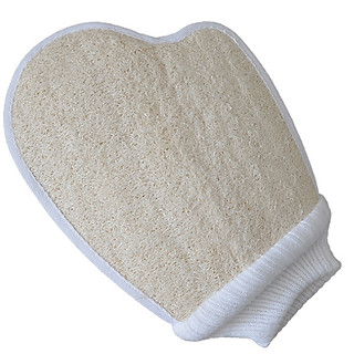 Găng tay xơ mướp tự nhiên tắm tẩy da chết