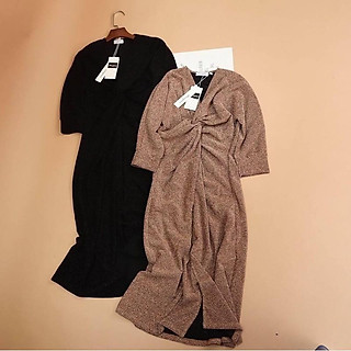 ĐẦM SAQUIN XOẮN EO