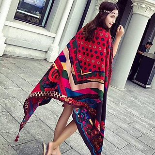 Khăn Choàng Boho Đi Biển