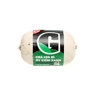 CHẢ LỤA BÌ ỚT XIÊM XANH (500G)