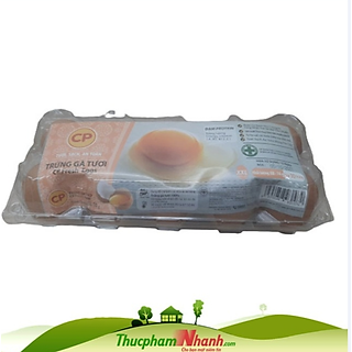 Trứng gà CP loại to nhất - khay 10 trứng