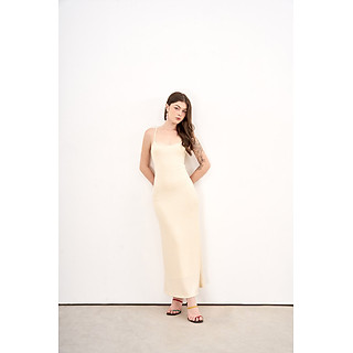 DOTTIE - Đầm hai dây dáng dài - Kem - D0492