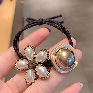 Dây thun buộc tóc đính hạt, Chun cột tóc Hàn Quốc , Thun cột tóc xinh xắn đáng yêu