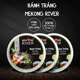 Combo 3 Túi Bánh Tráng Mekong River 16cm 300g