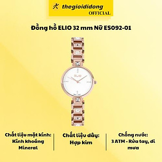 Đồng hồ ELIO 32 mm Nữ ES092-01 - Hàng Chính Hãng