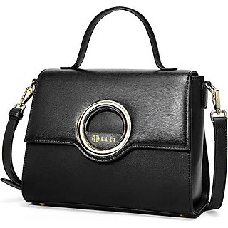 Túi nữ cao cấp da thật ELLY- ET114 đen