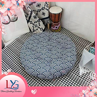 Đệm Ngồi Bệt Kiểu Nhật, đệm lót ghế Tròn Sang Trọng