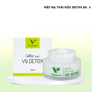 Mặt Nạ Thải Độc V9Queen, Ngăn Ngừa Mụn Nám, Dưỡng Trắng Da
