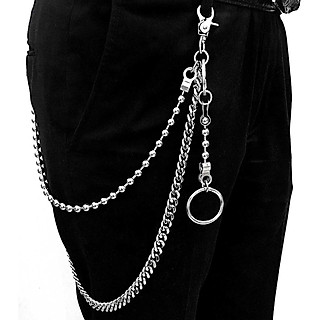 Dây xích móc quần jean vòng tròn cá tính