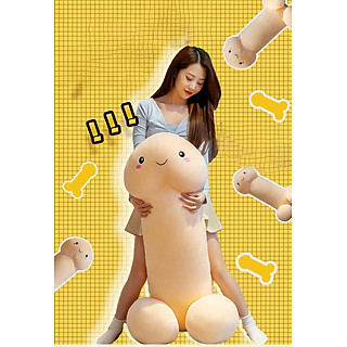 Thú nhồi bông ciu ciu siêu đáng yêu - Quà tặng gấu bông ciu ciu - Size từ 70cm đến 100cm - Gối ôm ciu ciu kem nâu