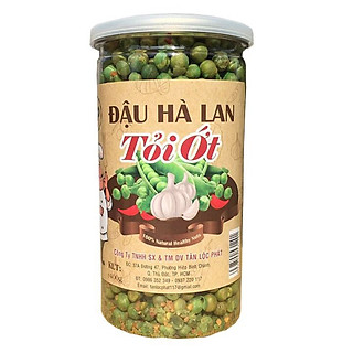 HŨ 400G ĐẬU HÀ LAN SẤY TỎI ỚT
