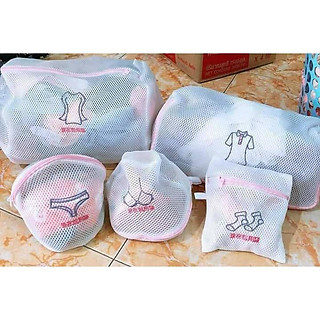 Sét 5 túi lưới giặt đồ