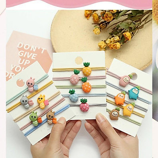 Dây cột tóc dễ thương - Buộc tóc hàn quốc, phụ kiện tóc nữ đẹp C6