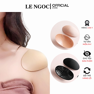 Bộ 2 miếng độn vai da xốp, miếng nâng vai tạo dáng định hình -LN088