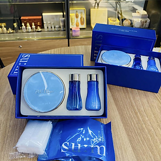 SÉT PHẤN NƯỚC SUM37 XANH DÀNH CHO DA DẦU, NHỜN, HỖN HỢP tone 21