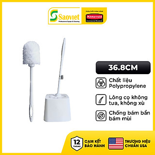 Bộ Đế Đựng Và Cọ Toilet RUBBERMAID USA - SKU: FG631000WHT/FG631100WHT | SAOVIETCO