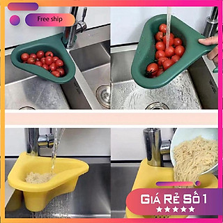 Giá Đựng Ráo Nước Đa Chức Năng Gắn Bồn Rửa Nhà Bếp (Khay Lọc Rác Bồn Rửa Bát)