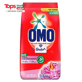 Bột Giặt OMO Comfort Hương Hoa Hồng Pháp Túi 5.3KG