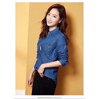 Áo sơ mi denim nữ (2 màu 4 size)