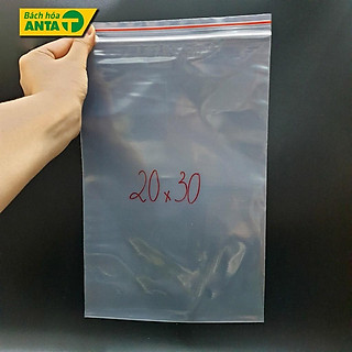 1 ký (kg) túi zip loại dày đẹp - Ấn vào để chọn size - (zip PE, zip lock, zip viền đỏ, zipper)