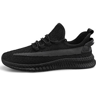 Giày Thể Thao Nam Vải Thoáng Khí Đế Cao Su CDDGN01 2 Màu Đen và Trắng