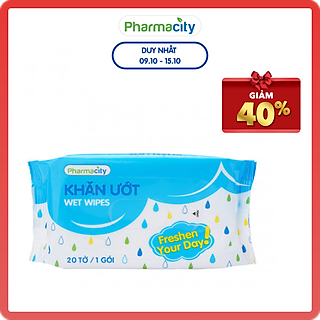 Khăn ướt Pharmacity Wet Wipes (Gói