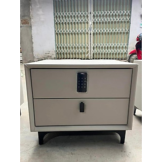 Tủ đầu giường thông minh, Tab đầu giường thông minh bọc da nỉ, khoá vân tay