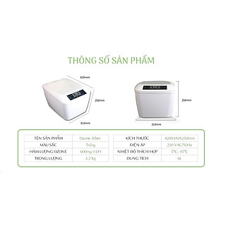 Máy khử độc diệt khuẩn Ozone Alber, Máy Rửa Rau Thực Phẩm