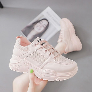 Giày Thể Thao Soras  ️️ Sneaker Nữ Mặt Da Phối Lưới Độn Đế Chuẩn Phong Cách Sang Chảnh SC2