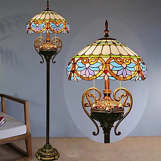 Đèn cây Tiffany DB03 Phong cách Mỹ - Cao 1m65 - Sang trọng - nghệ thuật