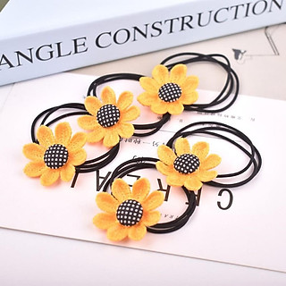 Set 5 chun buộc tóc hoa hướng dương