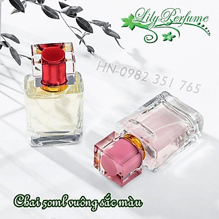 Lọ chiết nước hoa 30-50ml sắc màu (Ống chiết nước hoa/ Vỏ chiết nước hoa/ Chai chiết nước hoa)