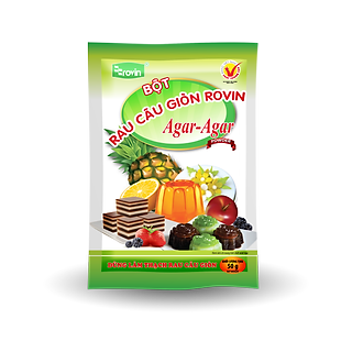 Bột Rau Câu Giòn Agar Rovin (Gói 50g)