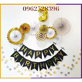 Set 8 Hoa Quạt Ép Kim